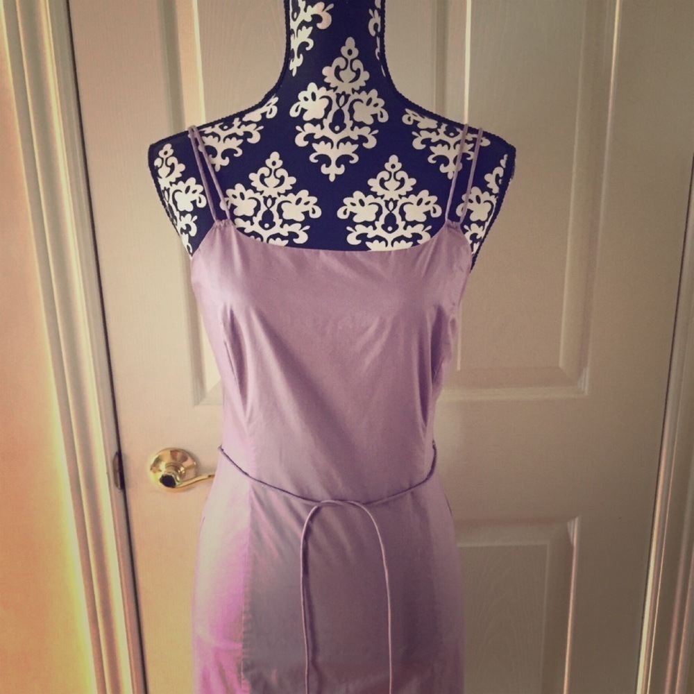 Vintage J. Crew Lavender Spaghetti Strap Dress